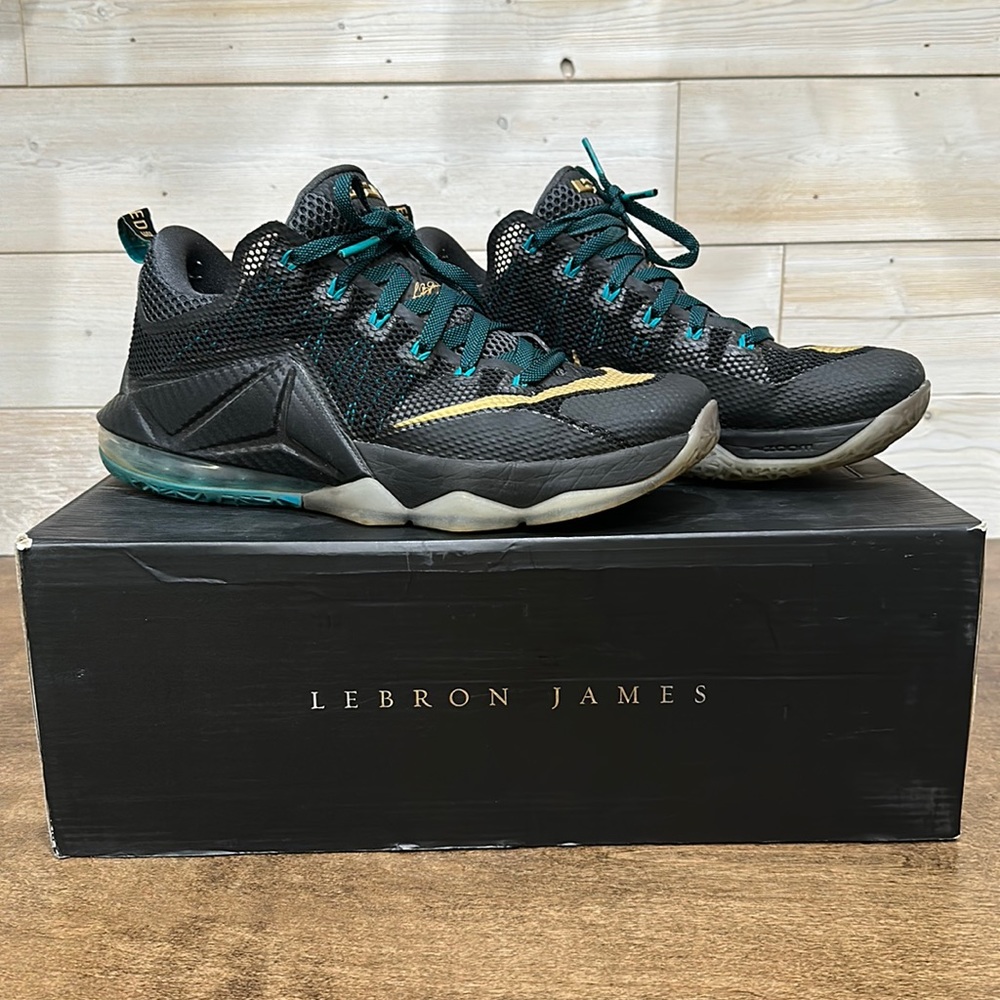 Lebron 13 Low Black Metallic Gold Anthracite